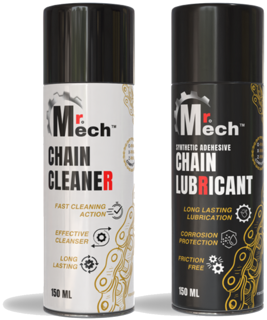 Motorcycle sprocket cleanup